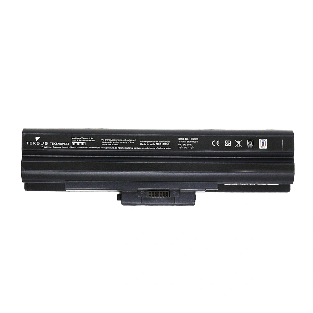 Teksus Laptop Battery Compatible For Sony BPS13 6C view 2